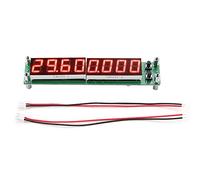 Contador de frecuencia Plj8 h Rf, módulo de prueba de cimómetro de frecuencia de 01 a 1000mhz con fuente de luz trasera roja para prueba de medición Rf (Backlit font red)