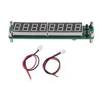 Contador de frecuencia Plj8 h Rf, módulo de prueba de cimómetro de frecuencia de 01 a 1000mhz con fuente de luz trasera roja para prueba de medición Rf (Backlit font blue)