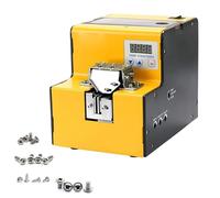 Contador de tornillos digital, contador de tornillos portátil ajustable 0-9999, alimentador automático para tornillos de cabeza redonda y plana