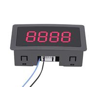 Contador Digital Automático 4 Dígitos 0-9999 LED Pantalla Arriba Abajo Controles de Cable Panel Medidor Rojo para Fábricas y Oficinas