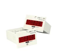 Contador Digital con pantalla de JDM11-6H, contador Industrial electrónico con memoria de apagado DC 12V-24V 36V AC110V-220V 380V(Sensor 36V)
