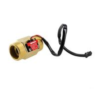 Contador digital de fluidos G1, sensor de flujo de agua de rosca para llenado de tanques de RV, aspersor de césped de latón (medidor de flujo)