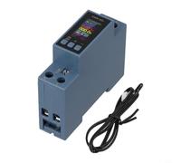 Contador Eléctrico LCD Multifunción Voltaje Corriente kWh | Mide voltaje, corriente, potencia, kWh, factor potencia, para frecuencia, temperatura, tiempo, datos completos