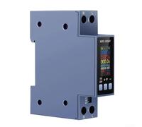 Contador Monofásico 12KW Material Ignífugo Contador Monofásico | WiFi remoto, pantalla LCD color, 8 parámetros, voltaje corriente potencia, app móvil fácil