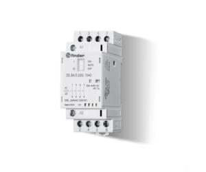 Contattore Modulare 25A 4NO 230V AC/DC con Indicatore LED Finder 223400244320