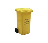 CONTENEDOR 2 RUEDAS 120 LITROS COLOR AMARILLO
