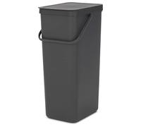 Contenedor Brabantia Sort & Go de 40 litros, color gris oscuro