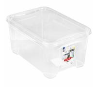 Contenedor con tapa, curver, 14 l, transparente, ideal para almacenami