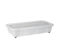 Contenedor de almacenamiento bajo la cama con ruedas y tapa 25 - 49 L ropa