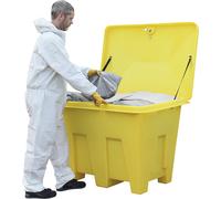 Contenedor de almacenamiento capacidad 350 l, bajo llave