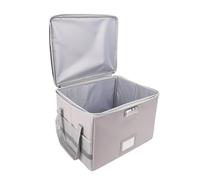 Contenedor de almacenamiento de archivos resistente fuego de 2000 ℉ con cerradura Caja de documentos portátil impermeable para documentos confidenciales Planificador de documentos importantes
