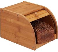 Contenedor de bambú para alimentos - Tapa deslizante - 18x20x27 cm - Conserva los alimentos de forma hermética - Ideal para pasteles - Etc. - Producto natural