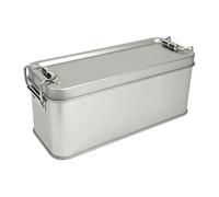 Contenedor de lata - de almacenamiento de 5.9 x 2.3 x 2.56 pulgadas | Organizador, organizador del hogar, contenedor de almacenamiento rectangular de metal, para cosméticos, dulces, hogar