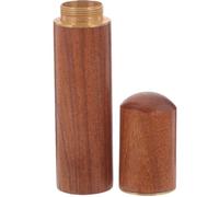 Contenedor de Madera Cerillas Portátil Vintage para Camping