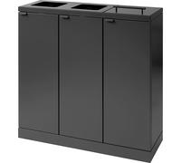 Contenedor de reciclaje Bica Advanced capacidad 3 x 65 l, 1 tapa