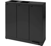 Contenedor de reciclaje Bica Advanced capacidad 3 x 65 l, con pedal