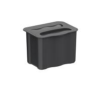 EMUCA - Contenedor de reciclaje auxiliar Recycle de 5 L para cocina, Plástico gris antracita, 1 un