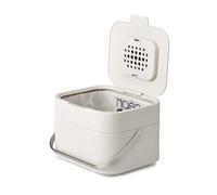 Contenedor de Reciclaje Stack 4 L de Joseph Joseph para Basura Orgánica con Sistema de Ventilación y Filtro Atrapa Olores, Ideal para Encimera