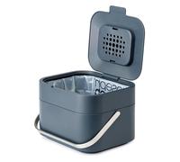 Contenedor de Reciclaje Stack 4 L de Joseph Joseph para Basura Orgánica con Sistema de Ventilación y Filtro Atrapa Olores, Ideal para Encimera