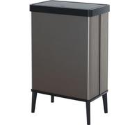 Contenedor de residuos, 54 litros, apertura con sensor, modelo Curver Verto, color gris perla