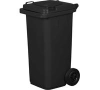 Contenedor de residuos de 120 litros. Contenedor exterior grande, color grafito