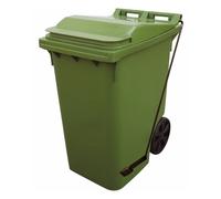 Contenedor de residuos industrial de 360 litros con pedal para exteriores 865x620x110 mm DENOX- FAMESA