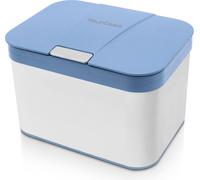 Contenedor de residuos orgánicos YourCasa® para la cocina, de acero inoxidable, para compostaje - 4,3L - color azul