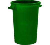 Contenedor de residuos verde de 100 litros - diámetro 47,5 x altura 66,5 cm
