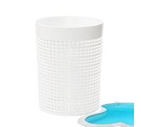 Contenedor de tapa para piscina: trampa de vacío de 45 cm, trampa de natación, cesta de succión para estanque, colador de mantenimiento | Equipo de filtración profesional para parques de hoteles y