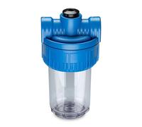 Contenedor filtro 5" 1/2" de tres vías transparente - Filtración de agua - Fabricado en Italia - Calidad profesional WK