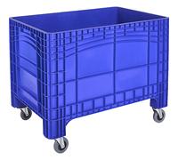 Contenedor grande capacidad 535 l, 4 ruedas de maniobra, 2 de ellas con inmovilizador
