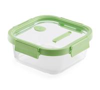 Contenedor para alimentos 1,1 l, cuadrado, vidrio, Lékué