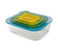 Contenedor para alimentos NEST, juego de 4 piezas, vidrio, Joseph Joseph