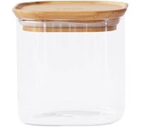 Contenedor para alimentos PKV-005 800 ml, vidrio / bambú, Pebbly