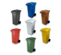 contenedor para la recogida selectiva de residuos, 240 litros, color azul