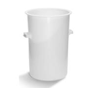 Contenedor redondo de PEAD, apto para alimentos capacidad 110 l, altura x Ø exterior 730 x 515 mm