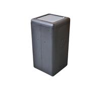 Contenedor separador de reciclaje BrickBin con tapa contenido 65 l