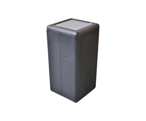 Contenedor separador de reciclaje BrickBin con tapa contenido 65 l