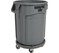 Contenedor universal BRUTE® con carro Rubbermaid, capacidad 166 l