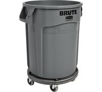 Contenedor universal BRUTE® con carro Rubbermaid, capacidad 75 l