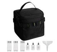 Contenedores De Especias De Viaje - Contenedores De Especias para Camping, Conjunto De Especias Portátiles Duraderas Y Robustas con 6 Botellas | Dispensador De Especias, Conjunto De Salero Y Pimienta