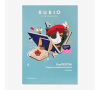 Contextos: Cuaderno para mejorar la competencia lectora | 1.º Primaria | +6 años | Incluye QR para recursos multimedia (ConTEXTOS RUBIO: Mejora la Competencia Lectora)