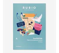 Contextos: cuaderno para mejorar la competencia lectora | 4.º Primaria | +9 años | Incluye QR para recursos multimedia (ConTEXTOS RUBIO: Mejora la Competencia Lectora)
