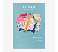 Contextos: cuaderno para mejorar la competencia lectora | 5.º Primaria | +10 años | Incluye QR para recursos multimedia (ConTEXTOS RUBIO: Mejora la Competencia Lectora)