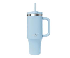 Contigo Botella termo 1200 ml con asa y pajita | Botella térmica aislada de acero inoxidable con tapa | Thermos | Se enfría durante 29 horas | Taza termo | Sin BPA | Reef
