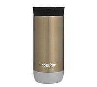 Contigo Huron 2.0 Snapseal Taza Térmica de Acero Inoxidable | Frasco de vacío | Vaso a Prueba de Fugas | Taza de café para Llevar con Tapa fácil de Limpiar sin BPA | Brown Sugar | 470ml