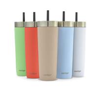 Contigo Botella térmica 720 ml | 100% a prueba de fugas, sin derrames | Botella térmica de acero inoxidable aislada con tapa | se enfría durante 14 horas | Taza termo | termo Libre de BPA