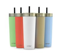 Contigo Botella térmica 720 ml | 100% a prueba de fugas, sin derrames | Botella térmica de acero inoxidable aislada con tapa | se enfría durante 14 horas | Taza termo | termo Libre de BPA