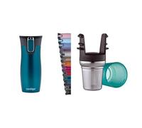 Contigo Vaso Termico West Loop Autoseal, Termo Café + West Loop Infusor para todos los vasos térmicos, filtro de acero inoxidable para infusiones sueltas o en bolsitas, apto para el lavavajillas