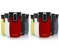 Contigo West Loop Mini Autoseal | Taza Térmica de Acero Inoxidable | Frasco de vacío | Vaso a prueba de fugas | Taza de café para llevar con tapa fácil de limpiar sin BPA | Goji Berry | 300 ml